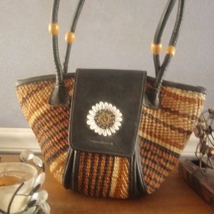 Hand Bag. - woven - vintage appearance